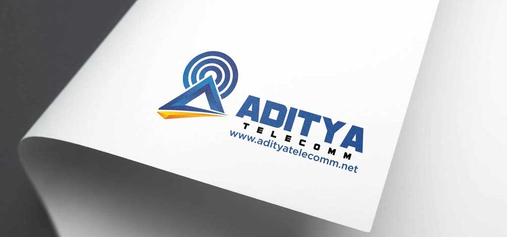 aditya telecom logo design in hyderabad, industrial items logo design in hyderabad, supplier company logo design