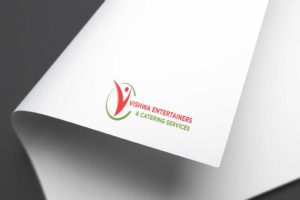 events management logo design in Hyderabad, new company brand build, vishwa entertainers logo design in Hyderabad